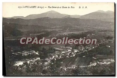 Cartes postales Lavelanet Ariege Vue Generale et Route de Foix
