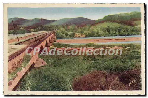 Cartes postales Mirepoix Ariege Pont de l'Hers et Chateau de Terride