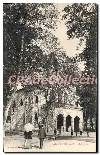 Cartes postales Ax les Thermes L'Eglise