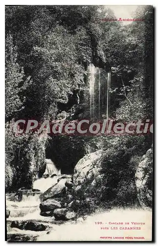 Cartes postales Cascade de Verdun Pres les Cabannes
