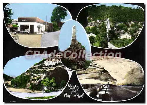 Cartes postales Maury pres mas d'Azil Ariege Arrivee dans Maury