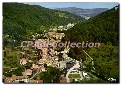 Ansichtskarte AK Montferrier Ariege Vue generale aerienne