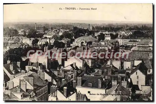 Cartes postales Troyes Panorama Nord