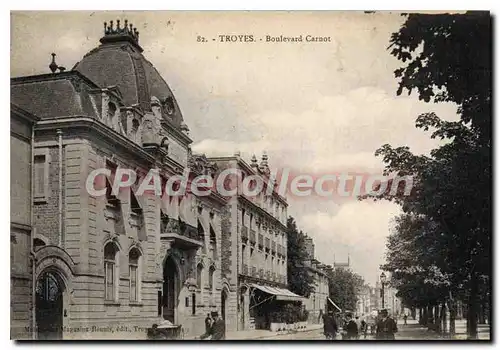 Ansichtskarte AK Troyes Boulevard Carnot