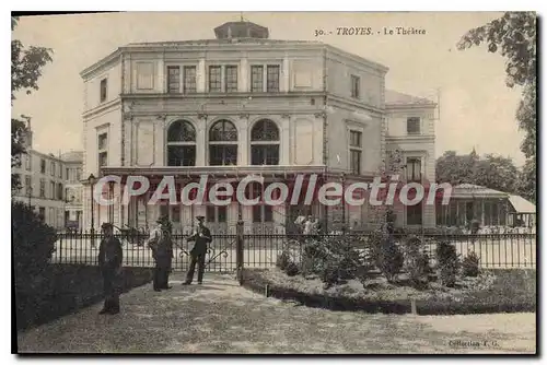 Cartes postales Troyes Le Theatre