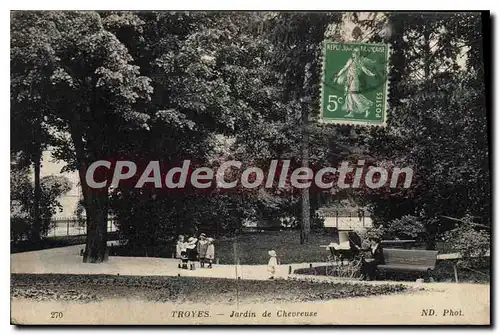 Cartes postales Troyes Jardin de Chevreuse