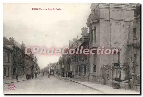 Cartes postales Troyes La Rue de Paris