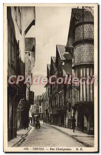 Cartes postales Troyes Rue Champeaux