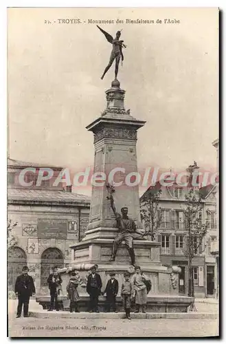 Ansichtskarte AK Troyes Monument des Bienfaiteurs de l'Aube