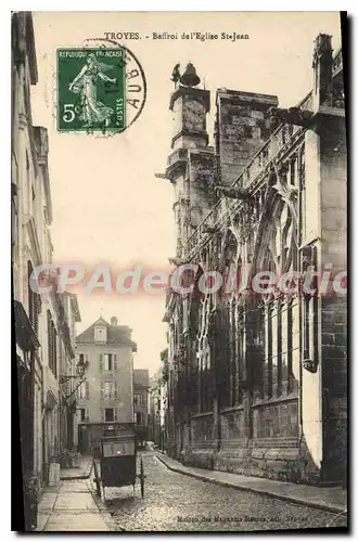Cartes postales Troyes Beffroi de l'Eglise St Jean