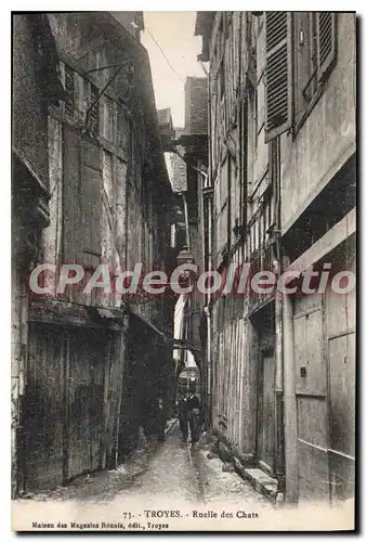 Ansichtskarte AK Troyes Ruelle des Chats