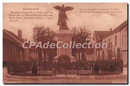 Cartes postales Arcis sur Aube Monument
