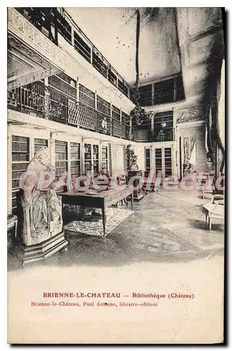Cartes postales Brienne Le Chateau Bibliotheque Chateau