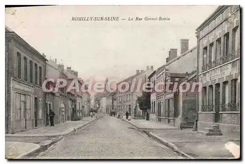 Cartes postales Romilly sur Seine La Rue Gornet Boirin