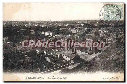 Cartes postales Carcassonne Vue prise de la Cite