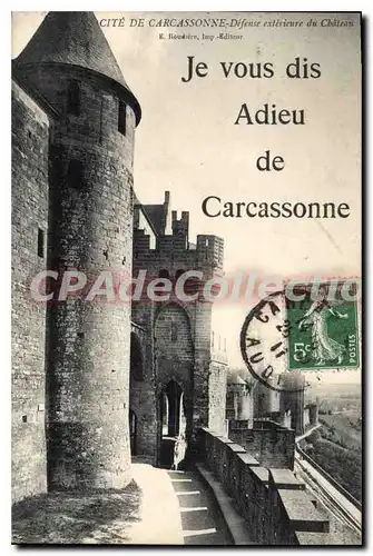 Cartes postales Cite de Carcassonne Defense exterieure du Chateau