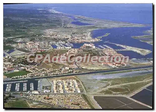 Ansichtskarte AK Images de France Aude Gruissan Vue panoramique