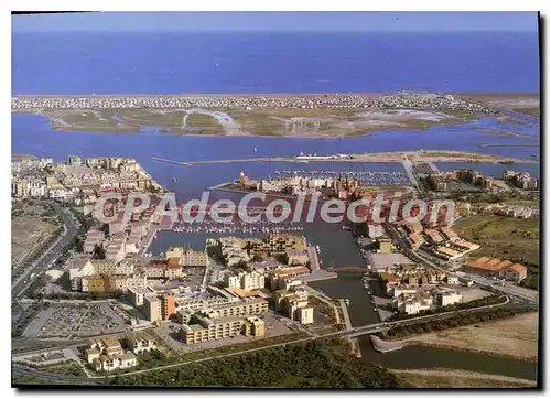 Cartes postales Images de France Aude Gruissan Vue panoramique de la station balneaire