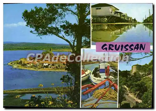 Cartes postales Gruissan Aude Les Maisons sur Pilotis