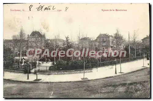 Cartes postales Narbonne Square de la Revolution