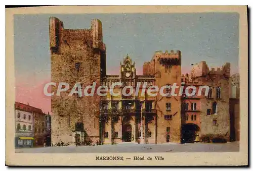 Cartes postales Narbonne Hotel de Ville