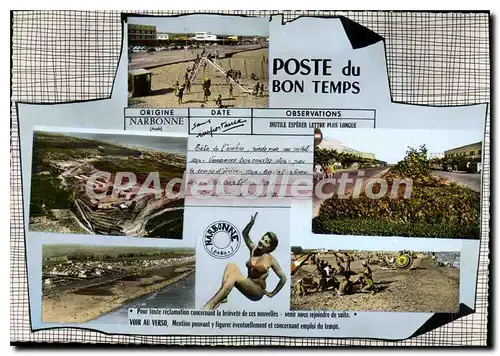 Cartes postales Narbonne Poste du Bon Temps