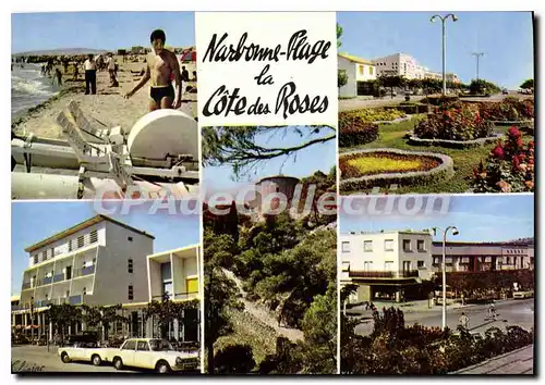 Cartes postales Narbonne Plage La Cote des Roses