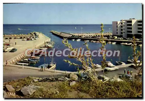 Cartes postales Narbonne Plage Aude La cote des roses vue d'ensemble du port