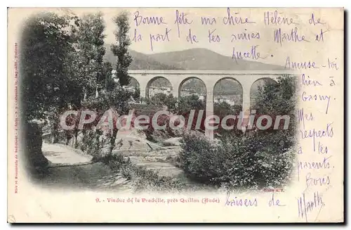 Cartes postales Viaduc de la Pradelle pres Quillan Aude