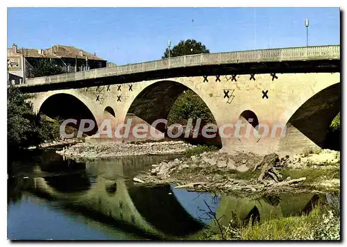 Ansichtskarte AK Coursan Aude Le Pont sur Aude