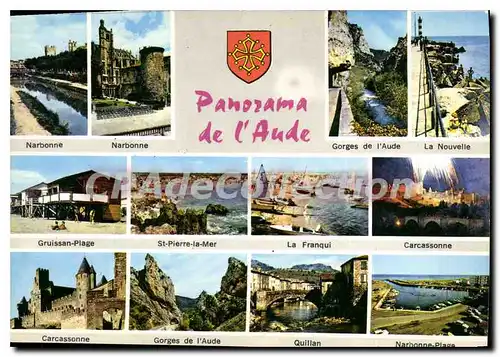 Cartes postales Panorama de l'Aude