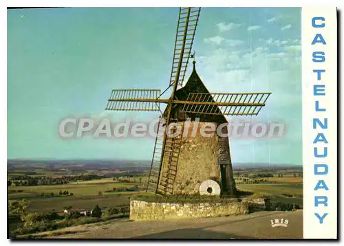 Ansichtskarte AK Castelnaudary Aude Un vieux moulin