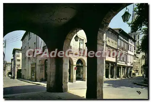 Ansichtskarte AK Limoux Aude Les Arcades de la place de la Republique