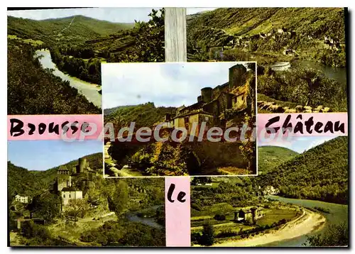 Cartes postales L'Aveyron Pittoresque Vallee du Tarn dite Vallee de l'Amitie Brousse le Chateau