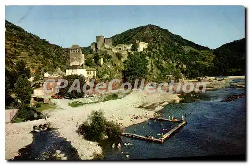 Ansichtskarte AK Brouse le Chateau Vue generale et la baignade