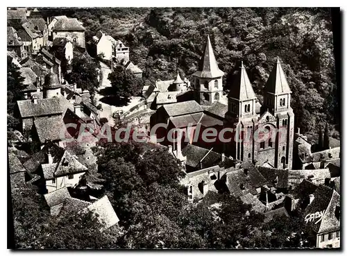 Cartes postales Conques Aveyron Vue Nord Ouest de l'Eglise