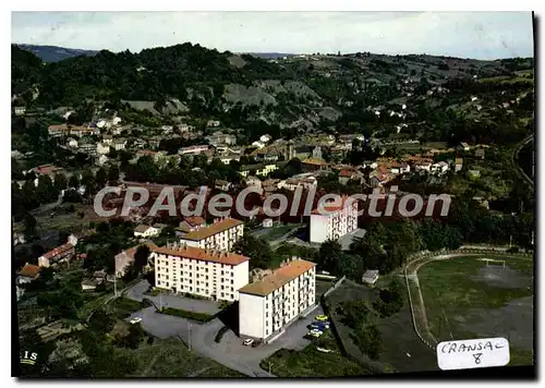 Ansichtskarte AK Cransac les Thermes Aveyron Vue generale aerienne