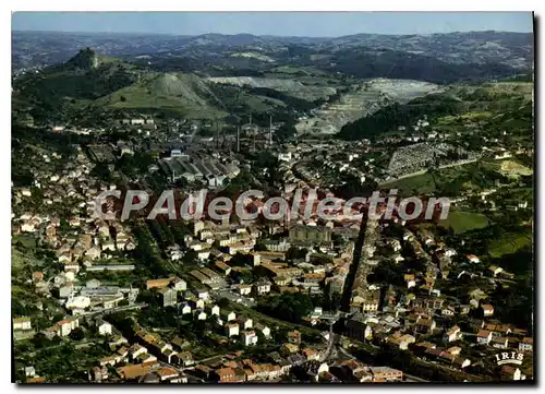 Cartes postales Decazeville Aveyron Vue generale aerienne