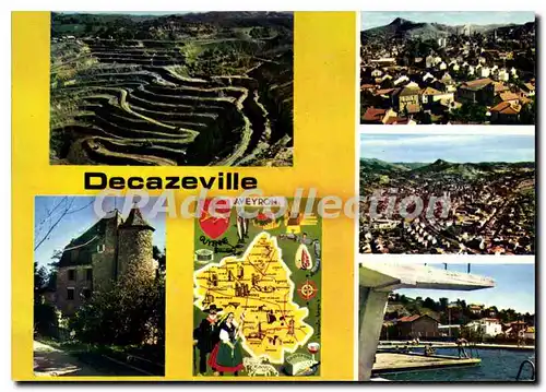 Ansichtskarte AK Decazeville Aveyron La Decouverte Vue Generale