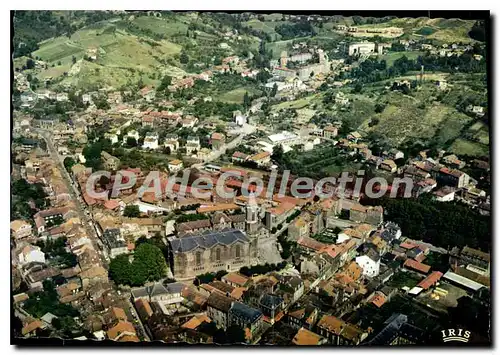 Ansichtskarte AK Decazeville Aveyron Vue generale aerienne