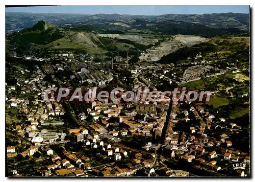 Cartes postales Decazeville Aveyron Vue generale aerienne