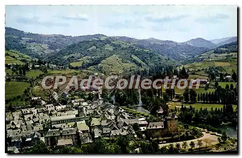 Cartes postales Entraygues sur Truyere Vue sur la vallee du Lot