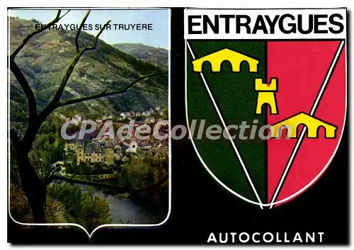 Cartes postales Entraygues sur Truyere Aveyron Confluent de la Truyere avec le lot