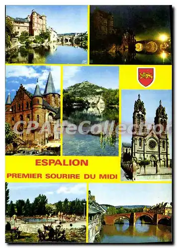 Cartes postales Espalion Aveyron Le vieux Palais L'Hotel de Ville