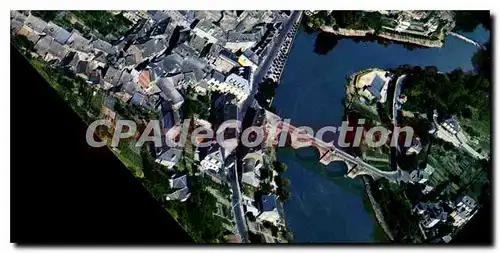 Cartes postales Estaing Aveyron La vallee du Lot et vue generale