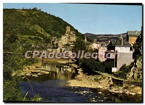 Ansichtskarte AK Estaing Aveyron Vue generale