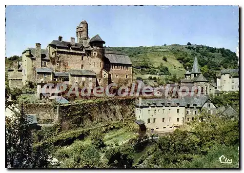 Ansichtskarte AK Estaing  Aveyron Vue panoramique sur le Chateau