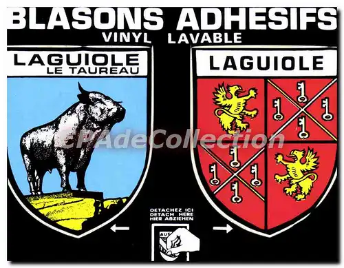 Cartes postales Laguiole le taureau