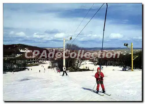 Cartes postales Laguiole Aveyron Les pistes de ski