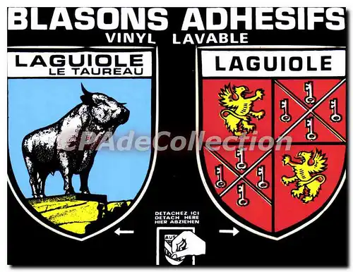 Cartes postales Laguiole Aveyron le taureau